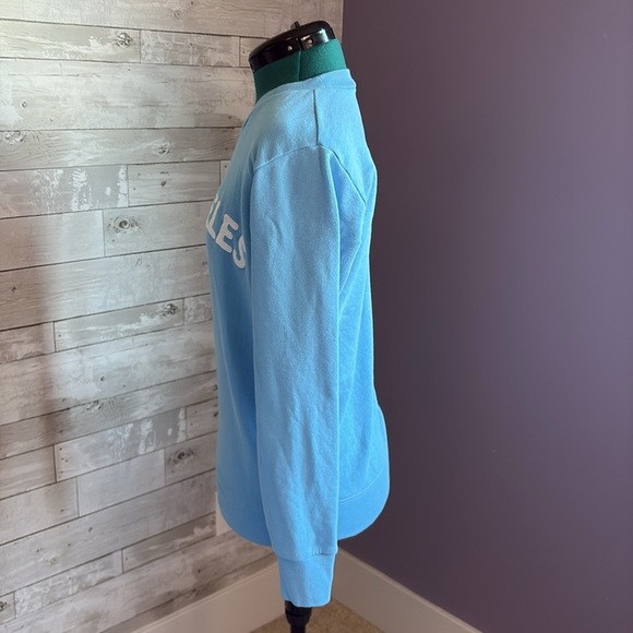 J. CREW Light Blue ‘Los Angeles’ Sweatshirt - Picture 5 of 10